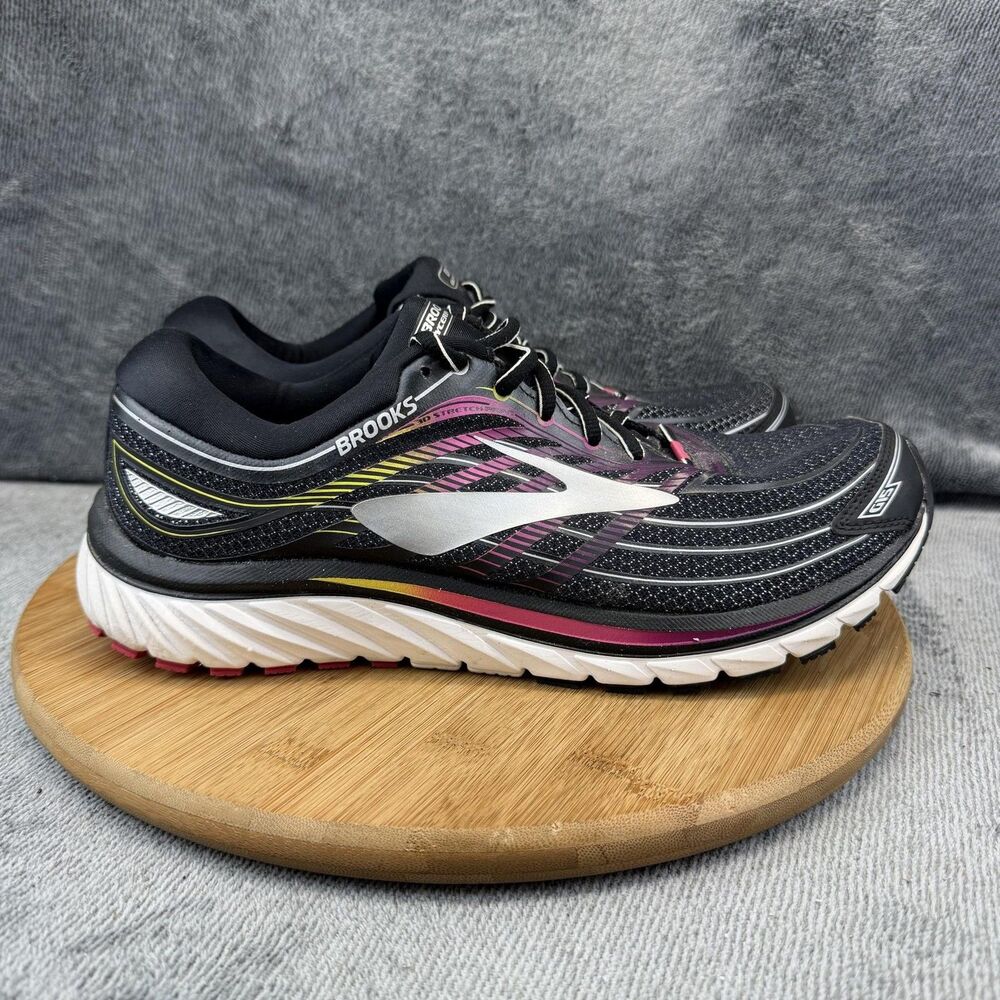 Brooks Glycerin 15 Shoes Womens Size 12 Black Running Sneakers 1202471B088